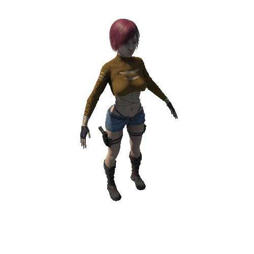 Gunner Girl Base Mesh Skin1